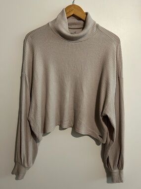 Cozy Ribbed Mock Neck Sweater